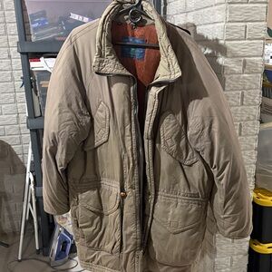 Members Only Khaki Military Field Coat